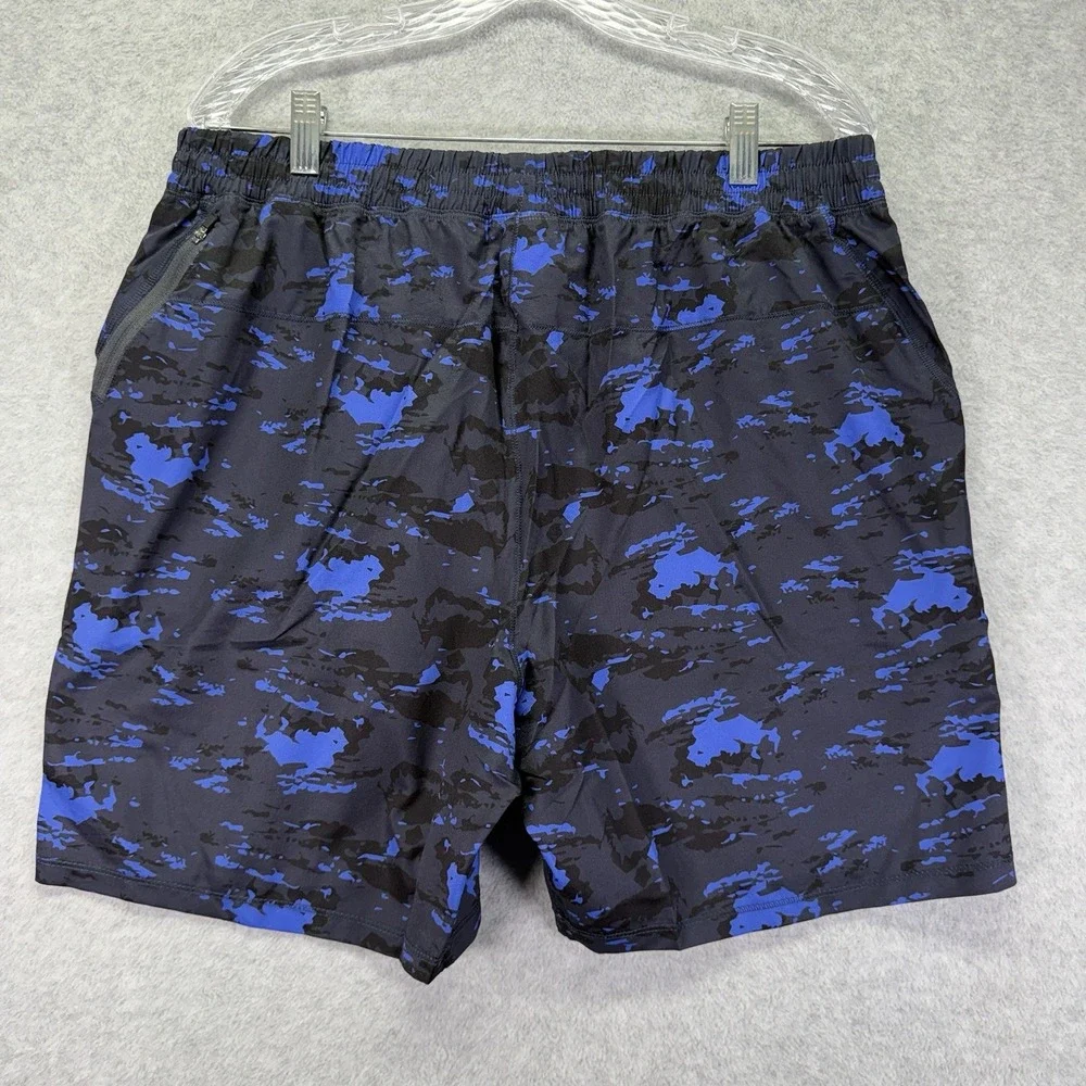 Tasc Performance Shorts Mens XL Blue Terrain Camo Weightless 7
